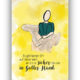 M42 »Sicher in Gottes Hand«  Postkarte gelb