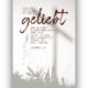 M45 »Geliebt« Postkarte
