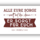 M50 »Er sorgt für euch« Postkarte