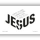M55 »JESUS Cornerstone« Postkarte