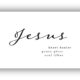 M56 »JESUS hearthealer ...« Postkarte